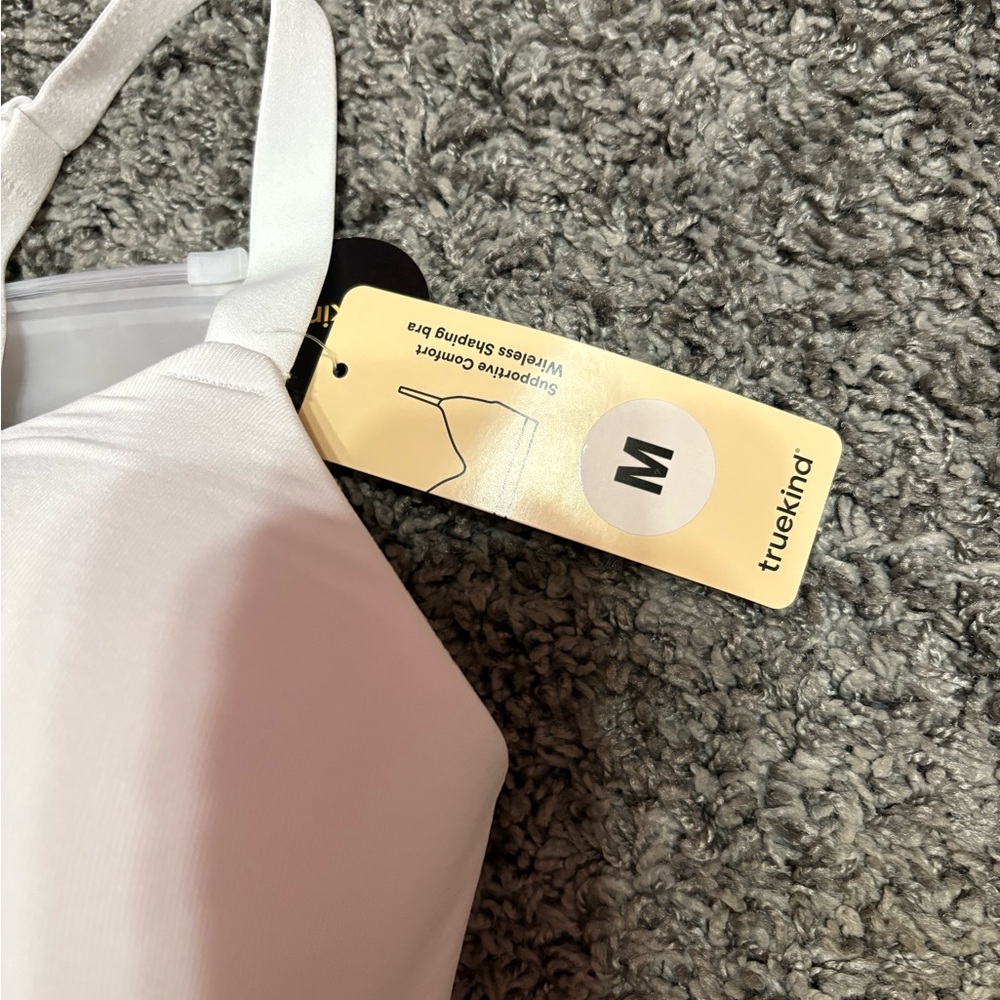 Shapermint Truekind 🤍 Supportive Comfort Wireless Shaping Bra White NWT 🤍 Size M - Picture 3 of 5